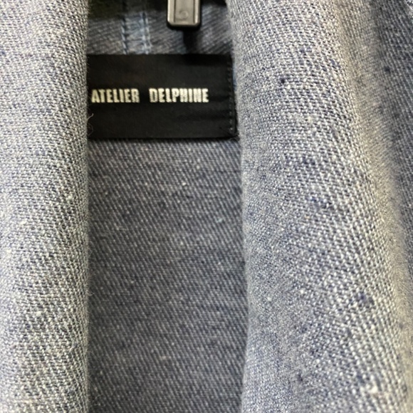 Atelier Delphine Upcycled Denim Haori Coat - Picture 6 of 8